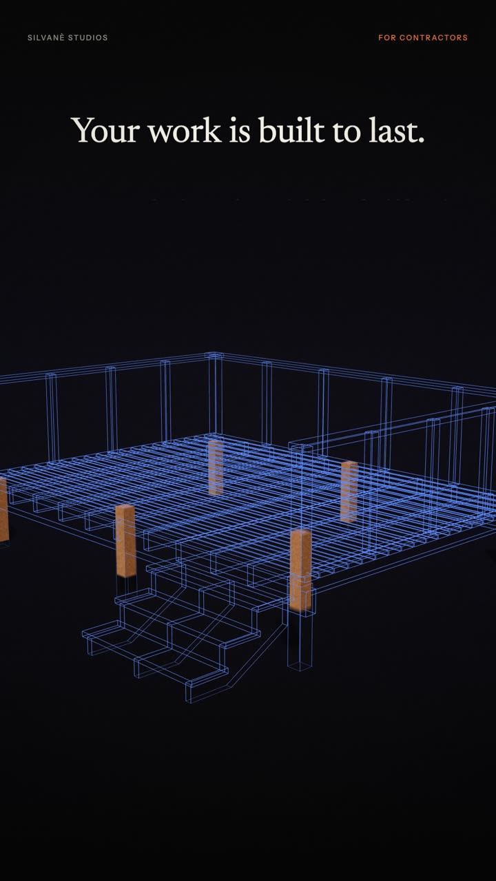 Still from the Silvanè Studios film for contractors